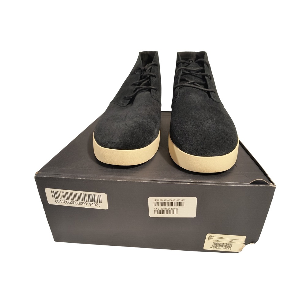 Everlane Mens Desert Boot Black Suede Chukka Shoes 12.5 NIB